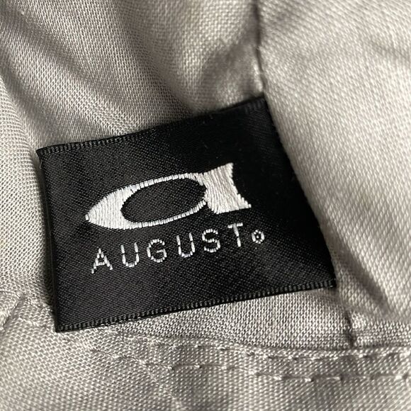 August Ladies Bucket Style Fuzzy Polyester Hat, Gray and Black - Picture 7 of 8